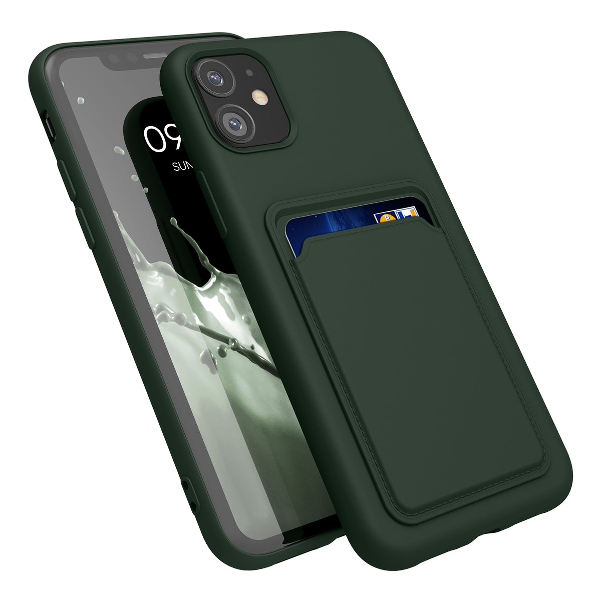 iPhone 11 Wallet Case Matte Silicone