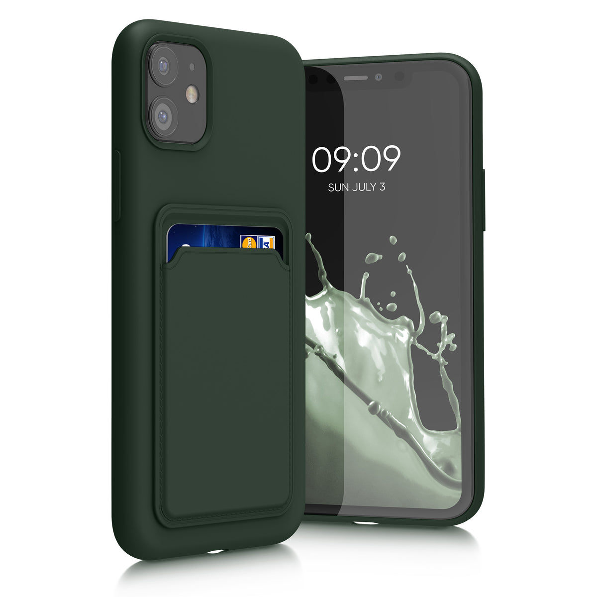 iPhone 11 Wallet Case Matte Silicone