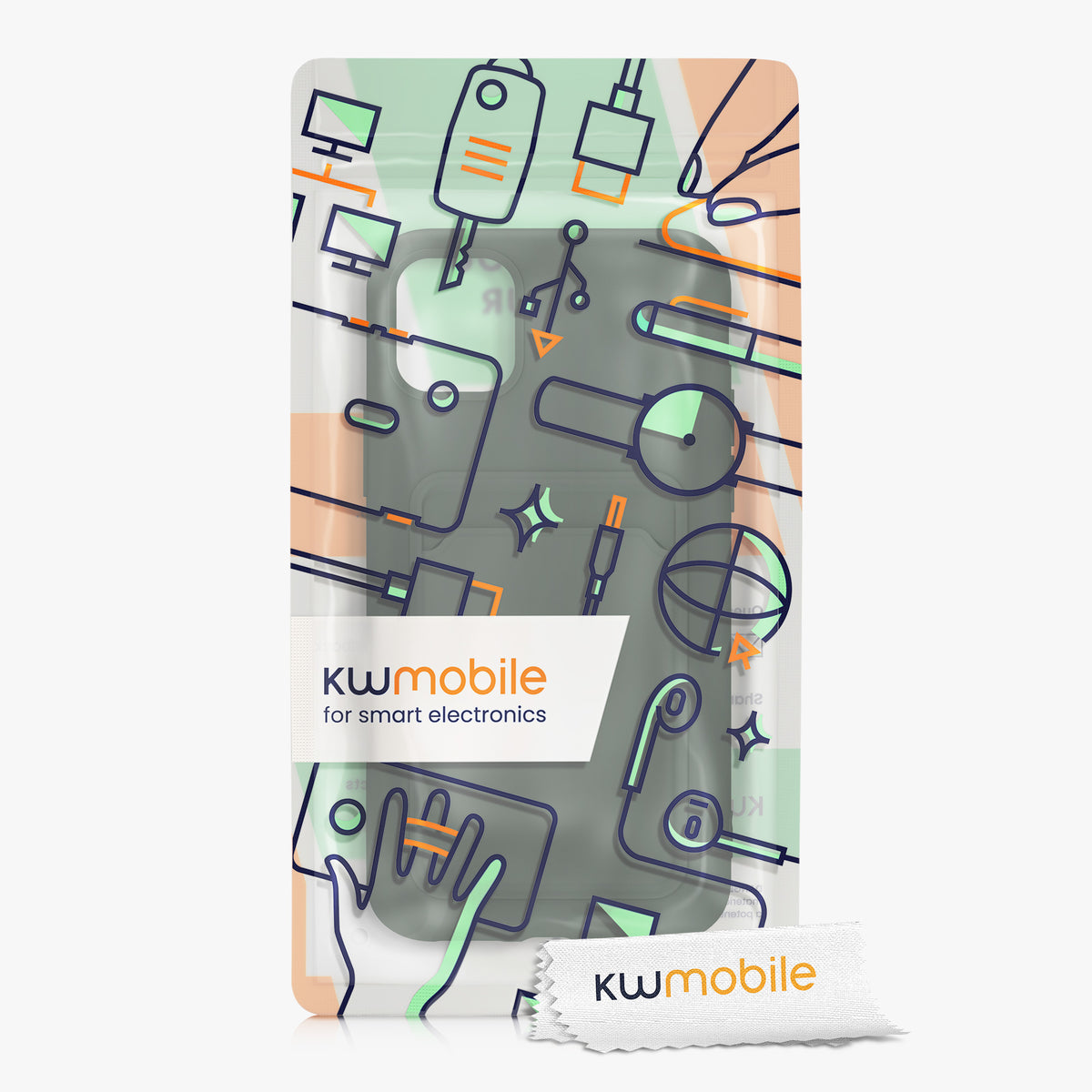 iPhone 11 Wallet Case Matte Silicone