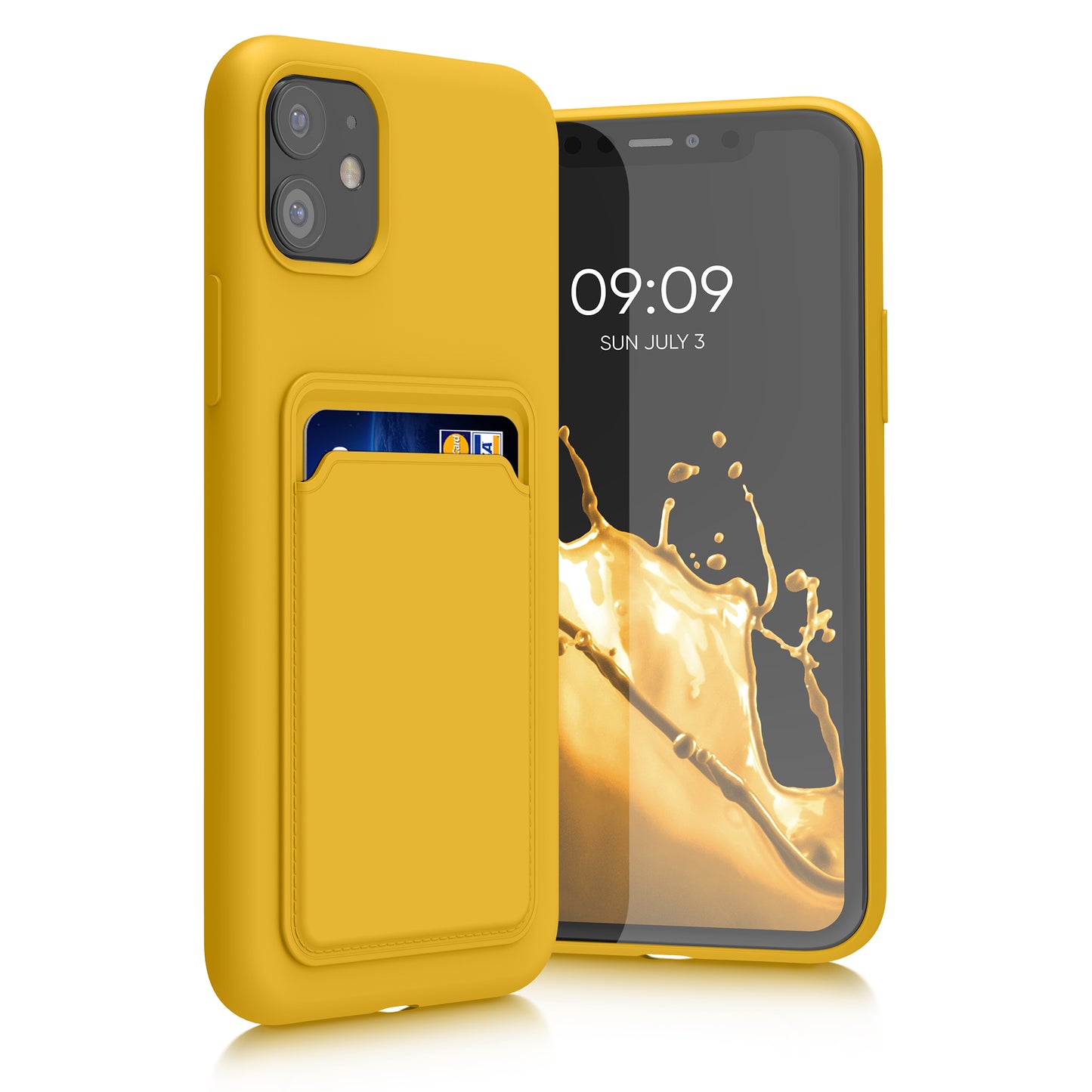 iPhone 11 Wallet Case Matte Silicone