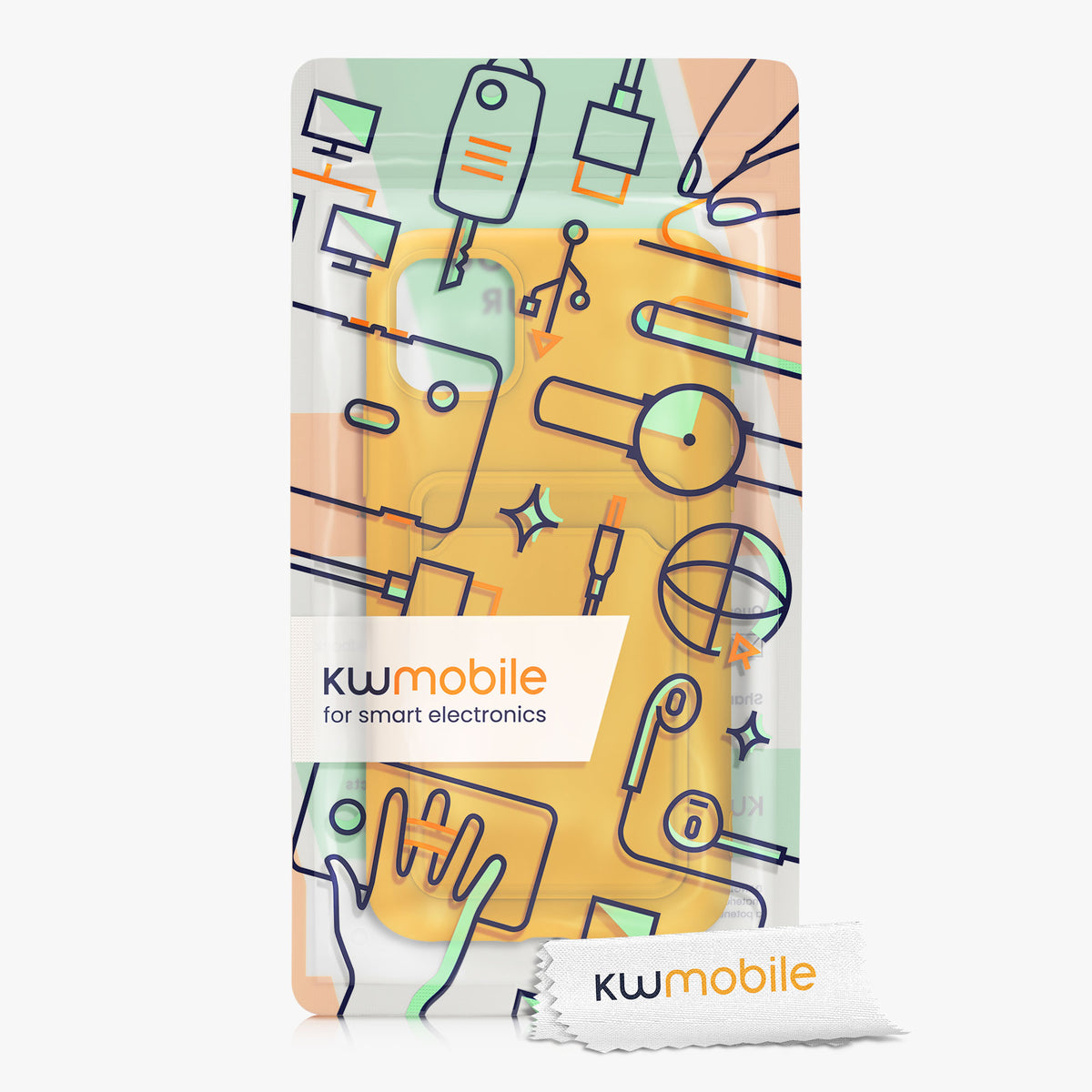 iPhone 11 Wallet Case Matte Silicone