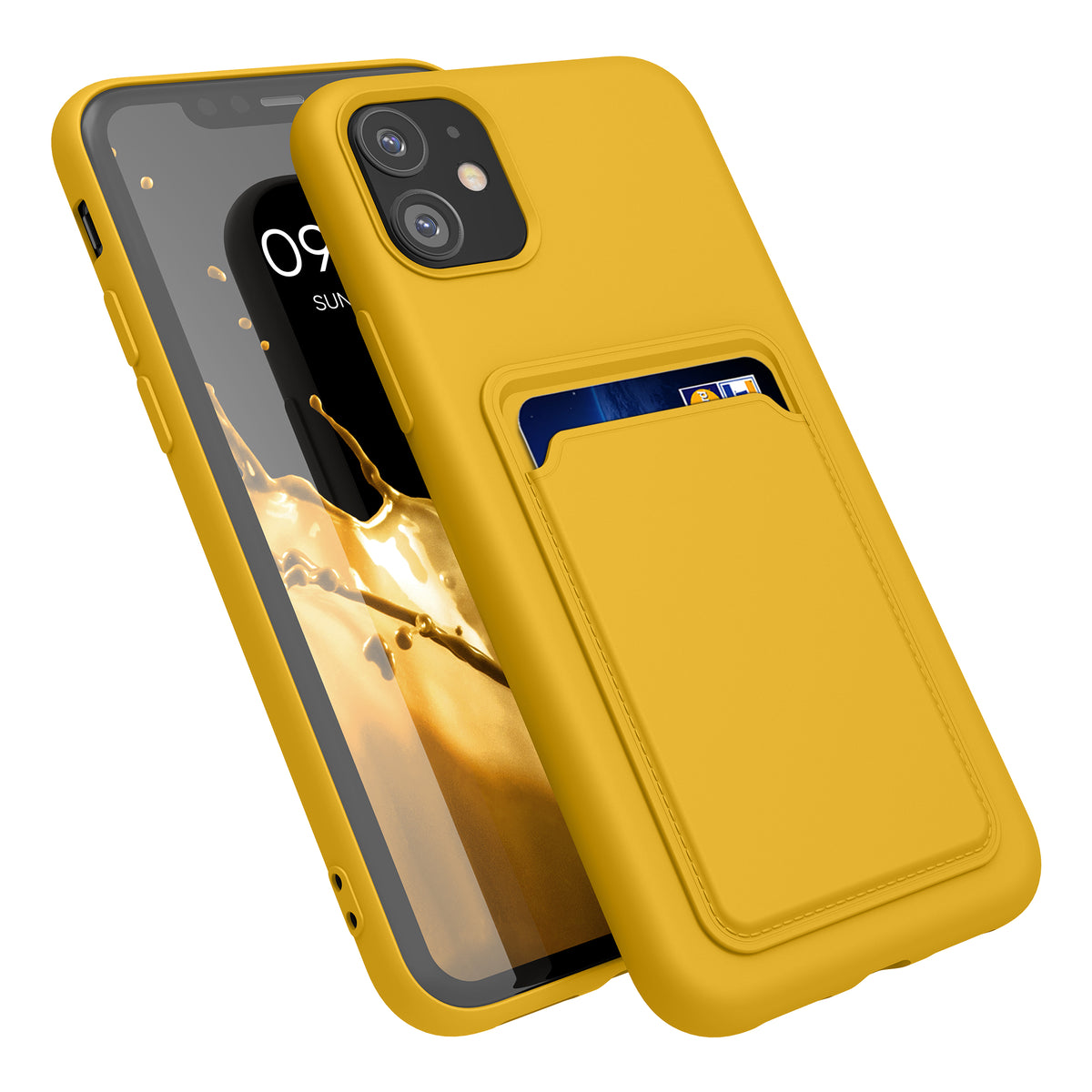 iPhone 11 Wallet Case Matte Silicone