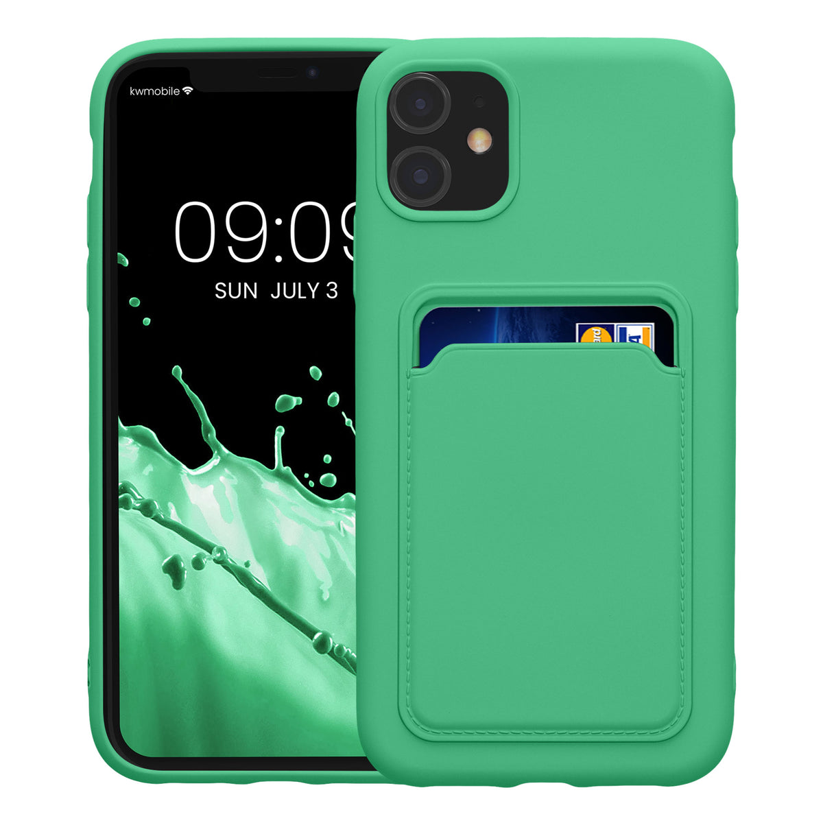 iPhone 11 Wallet Case Matte Silicone
