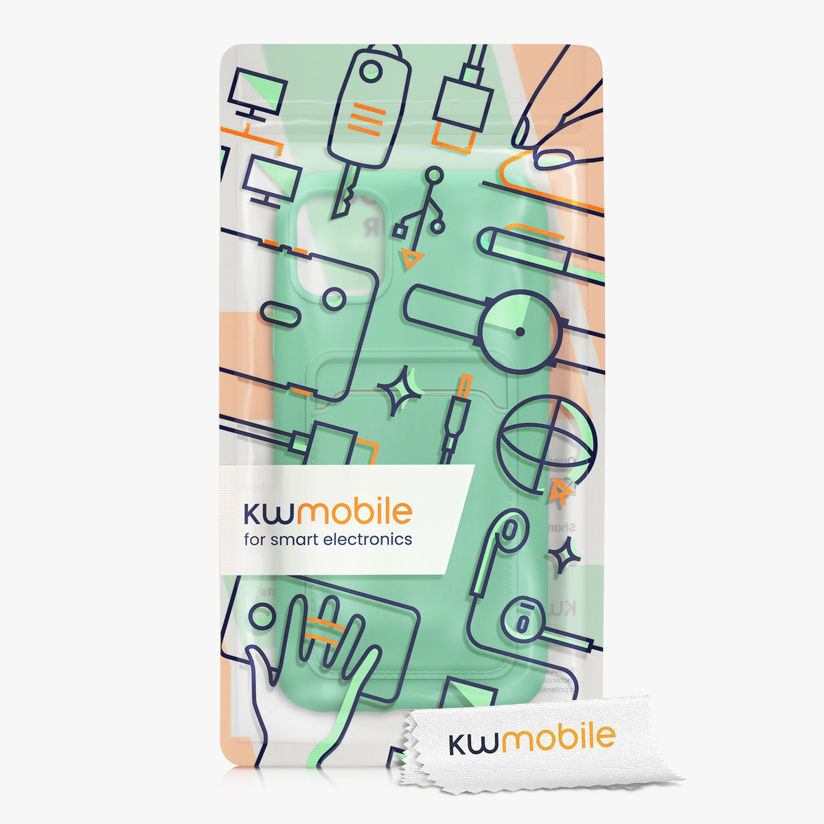 iPhone 11 Wallet Case Matte Silicone