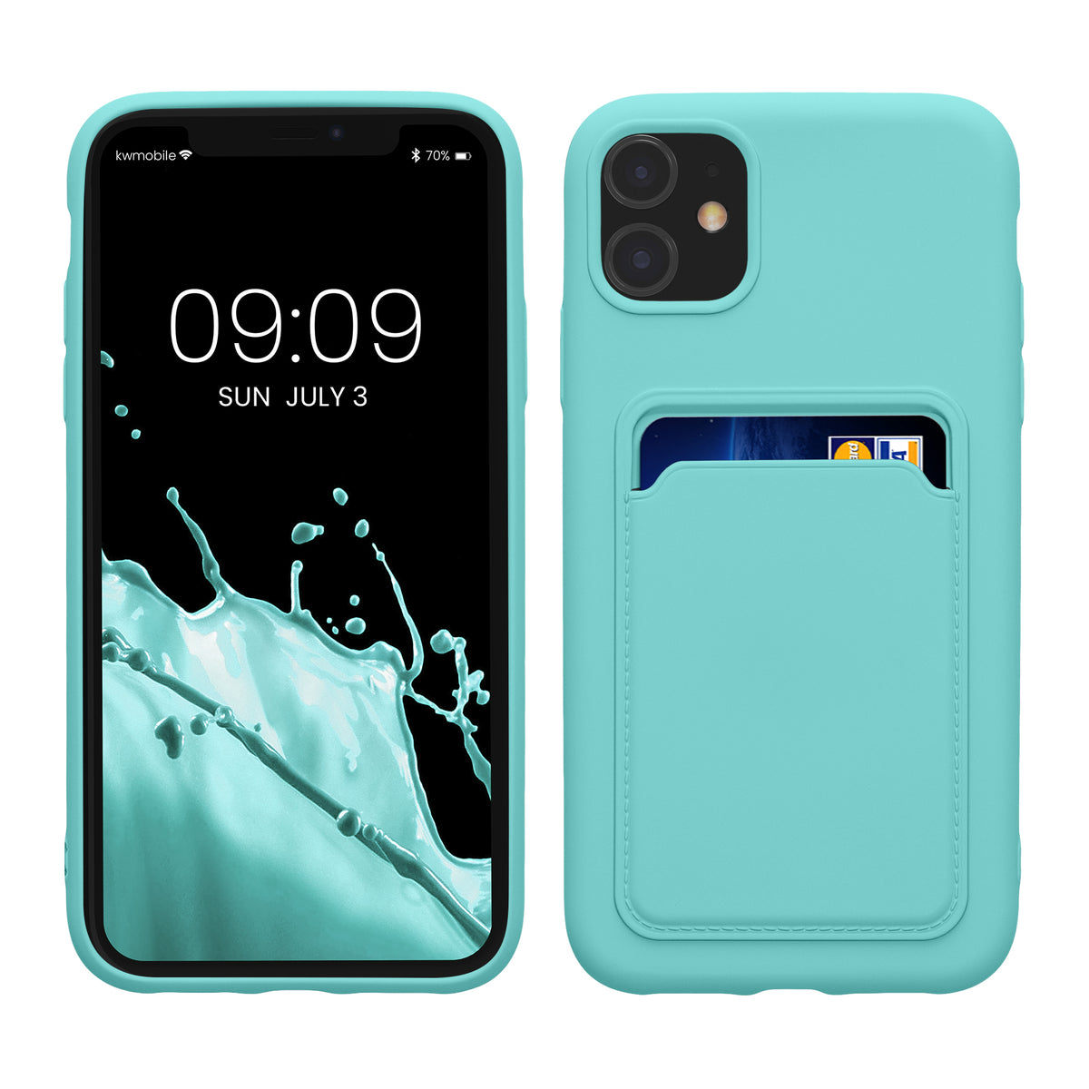 iPhone 11 Wallet Case Matte Silicone