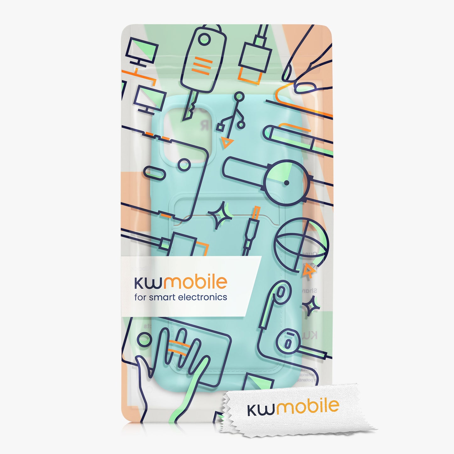 iPhone 11 Wallet Case Matte Silicone