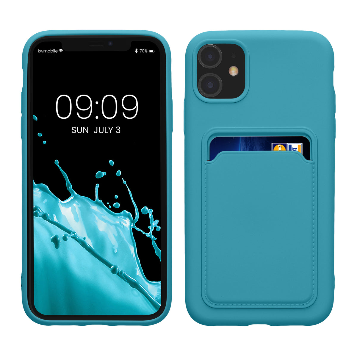 iPhone 11 Wallet Case Matte Silicone