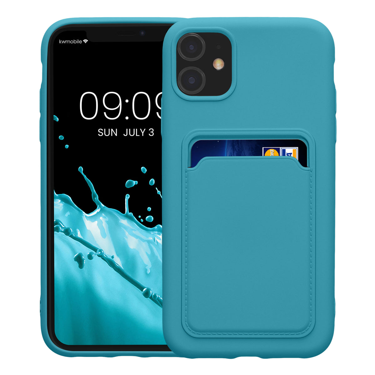 iPhone 11 Wallet Case Matte Silicone