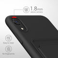 kwmobile Phone Case compatible with Apple iPhone XR Case - Phone Cover with Card Slot