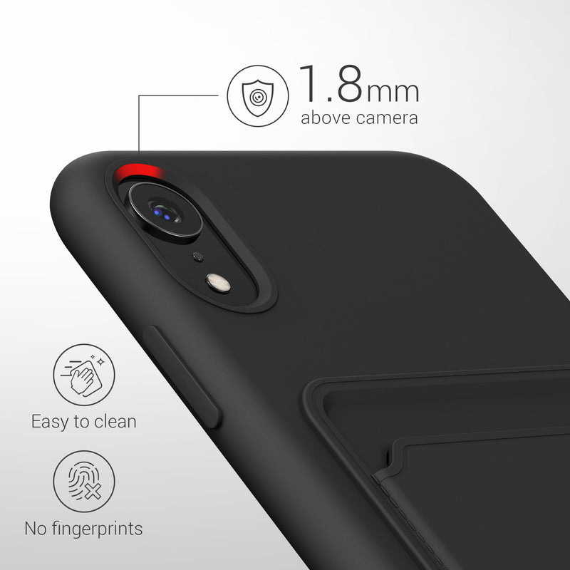kwmobile Phone Case compatible with Apple iPhone XR Case - Phone Cover with Card Slot