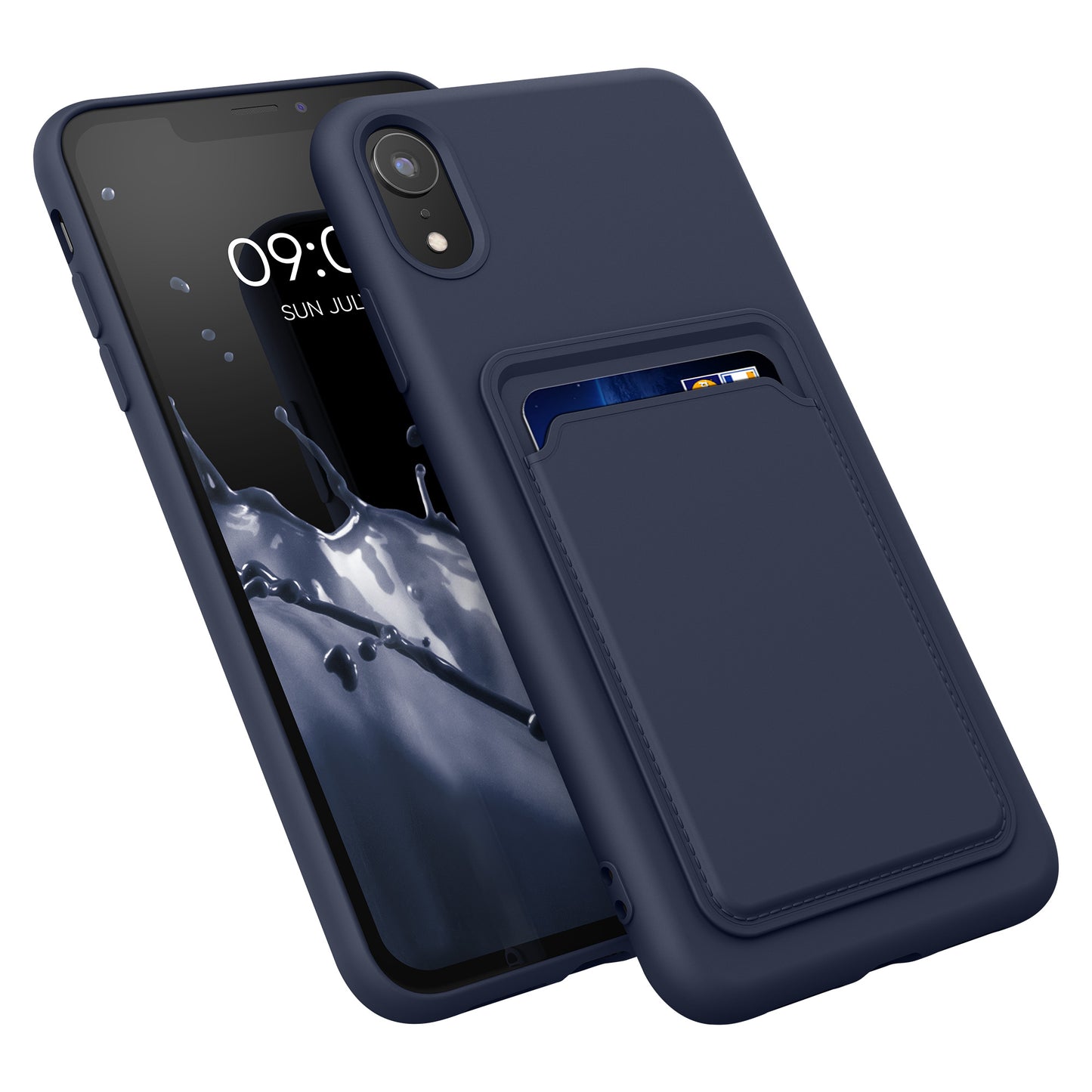 kwmobile Phone Case compatible with Apple iPhone XR Case - Phone Cover with Card Slot