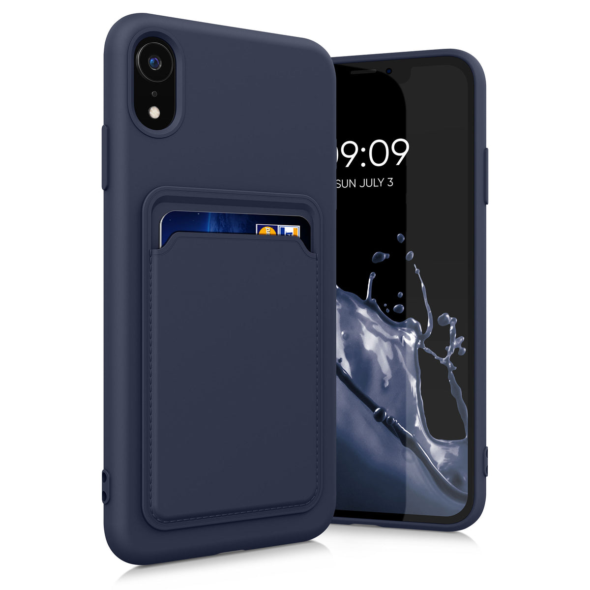 kwmobile Phone Case compatible with Apple iPhone XR Case - Phone Cover with Card Slot