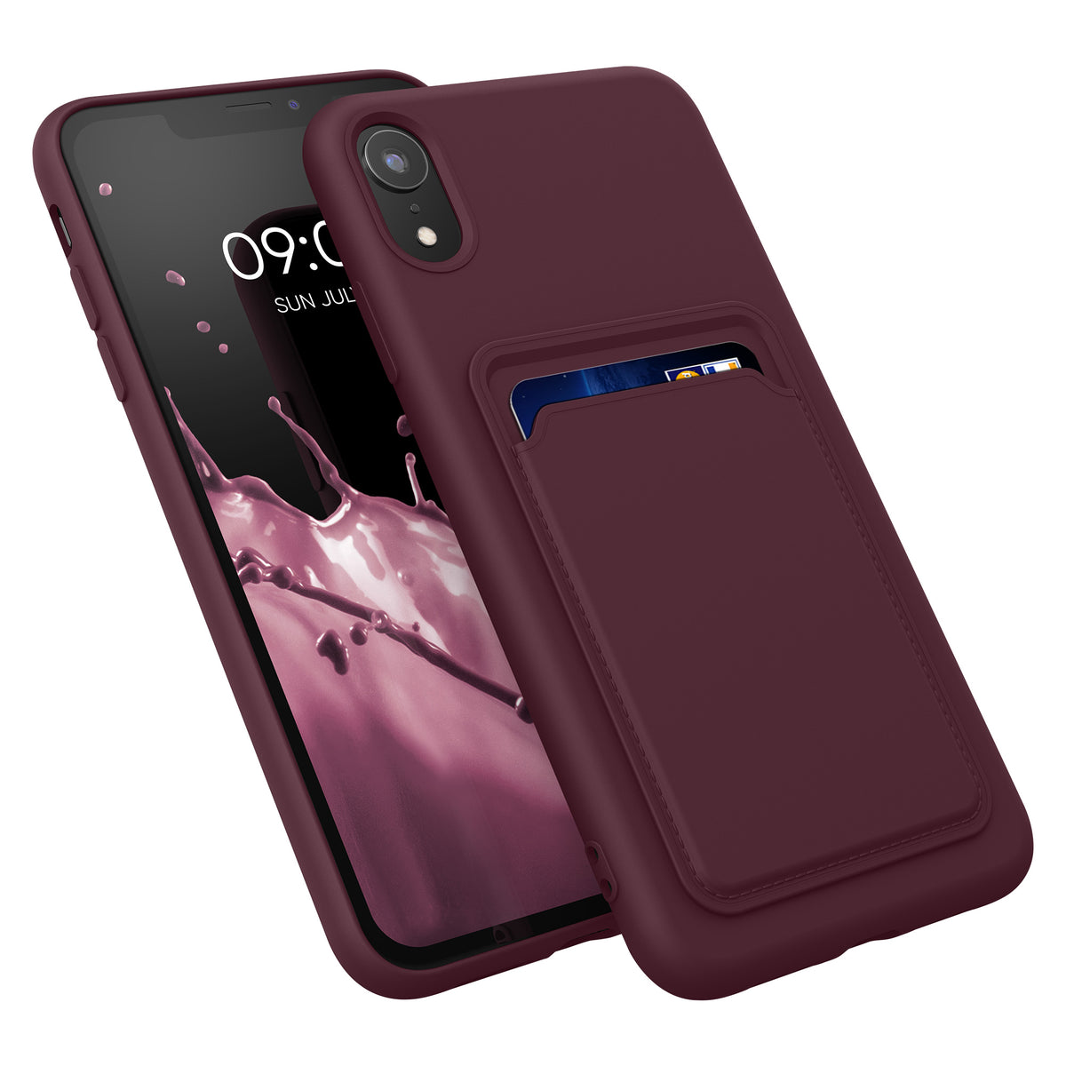 kwmobile Phone Case compatible with Apple iPhone XR Case - Phone Cover with Card Slot