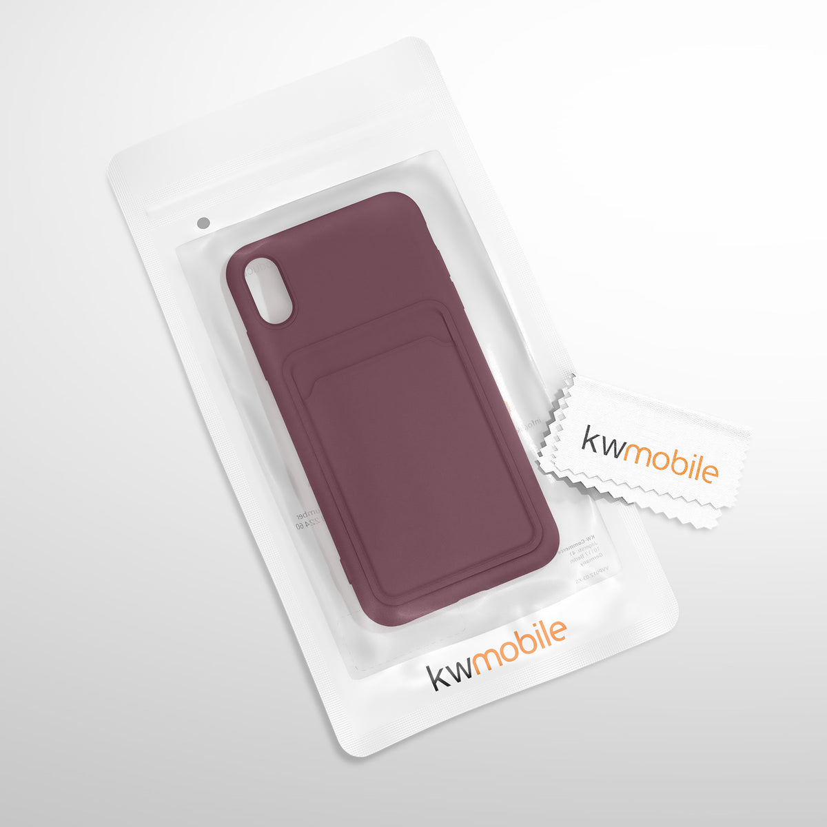 kwmobile Phone Case compatible with Apple iPhone XR Case - Phone Cover with Card Slot