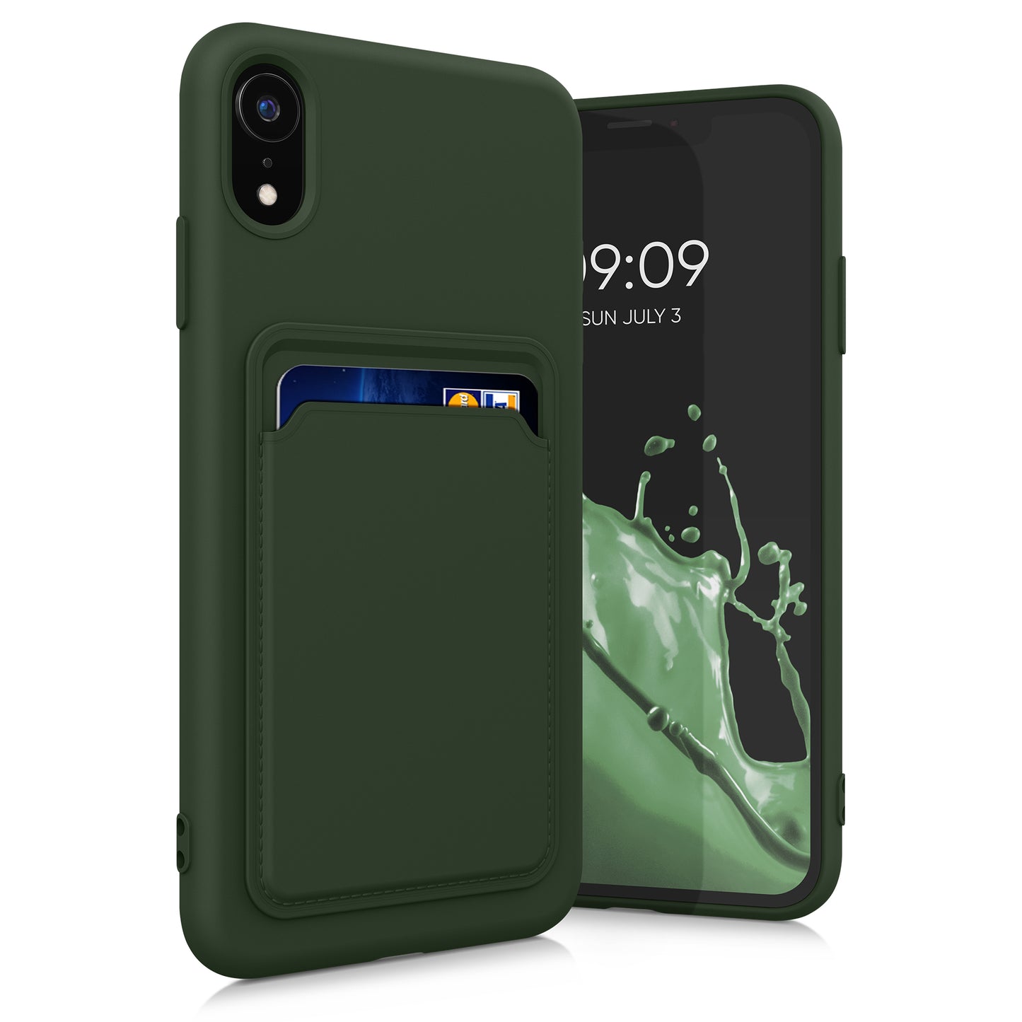 kwmobile Phone Case compatible with Apple iPhone XR Case - Phone Cover with Card Slot