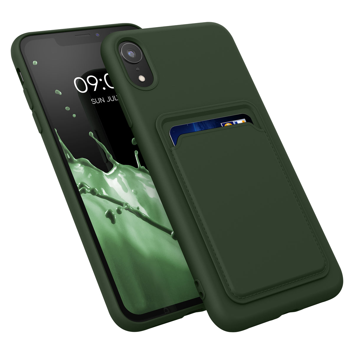 kwmobile Phone Case compatible with Apple iPhone XR Case - Phone Cover with Card Slot