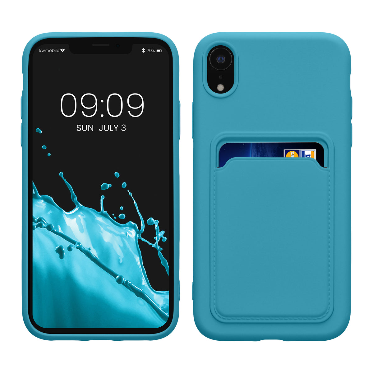 kwmobile Phone Case compatible with Apple iPhone XR Case - Phone Cover with Card Slot