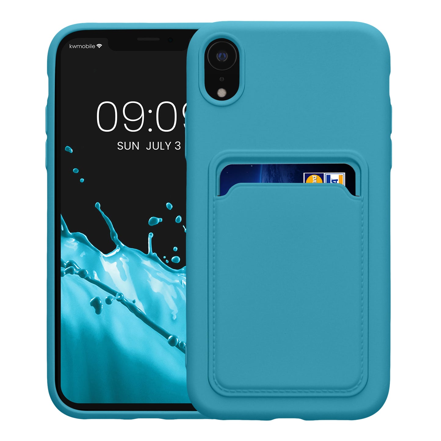 kwmobile Phone Case compatible with Apple iPhone XR Case - Phone Cover with Card Slot