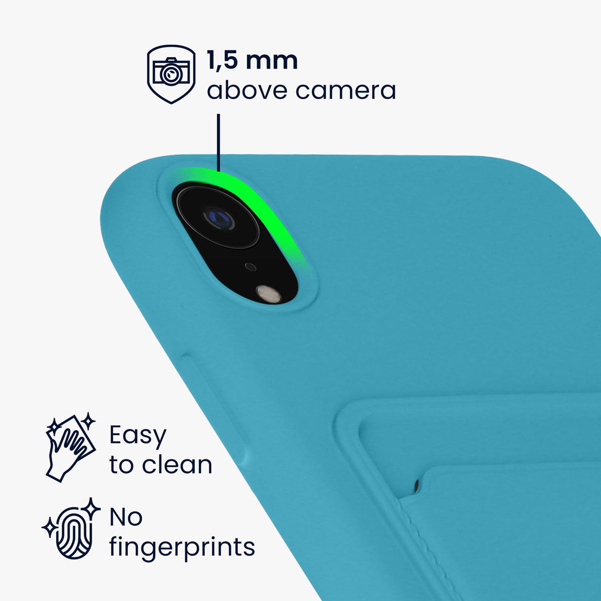 kwmobile Phone Case compatible with Apple iPhone XR Case - Phone Cover with Card Slot