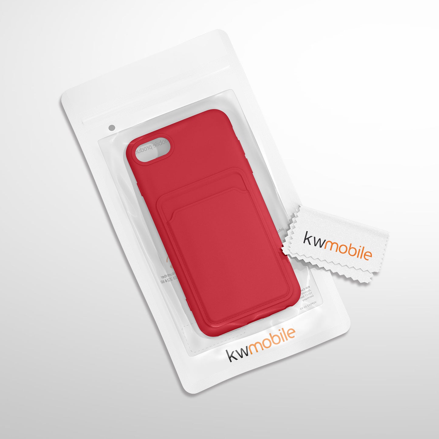 kwmobile Phone Case Compatible with Apple iPhone SE (2022) / iPhone SE (2020) / iPhone 8 / iPhone 7 Case - Phone Cover with Card Slot