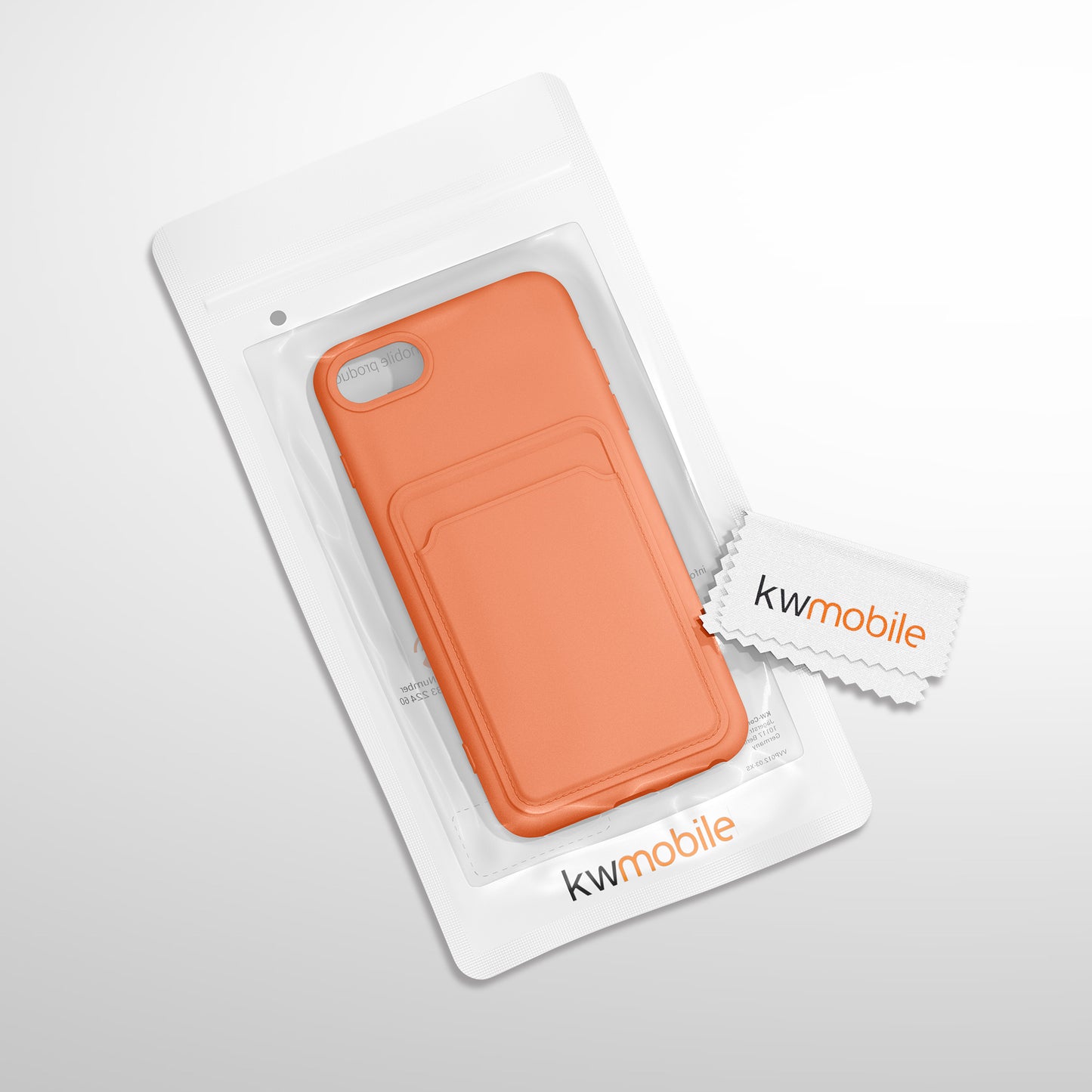 kwmobile Phone Case Compatible with Apple iPhone SE (2022) / iPhone SE (2020) / iPhone 8 / iPhone 7 Case - Phone Cover with Card Slot