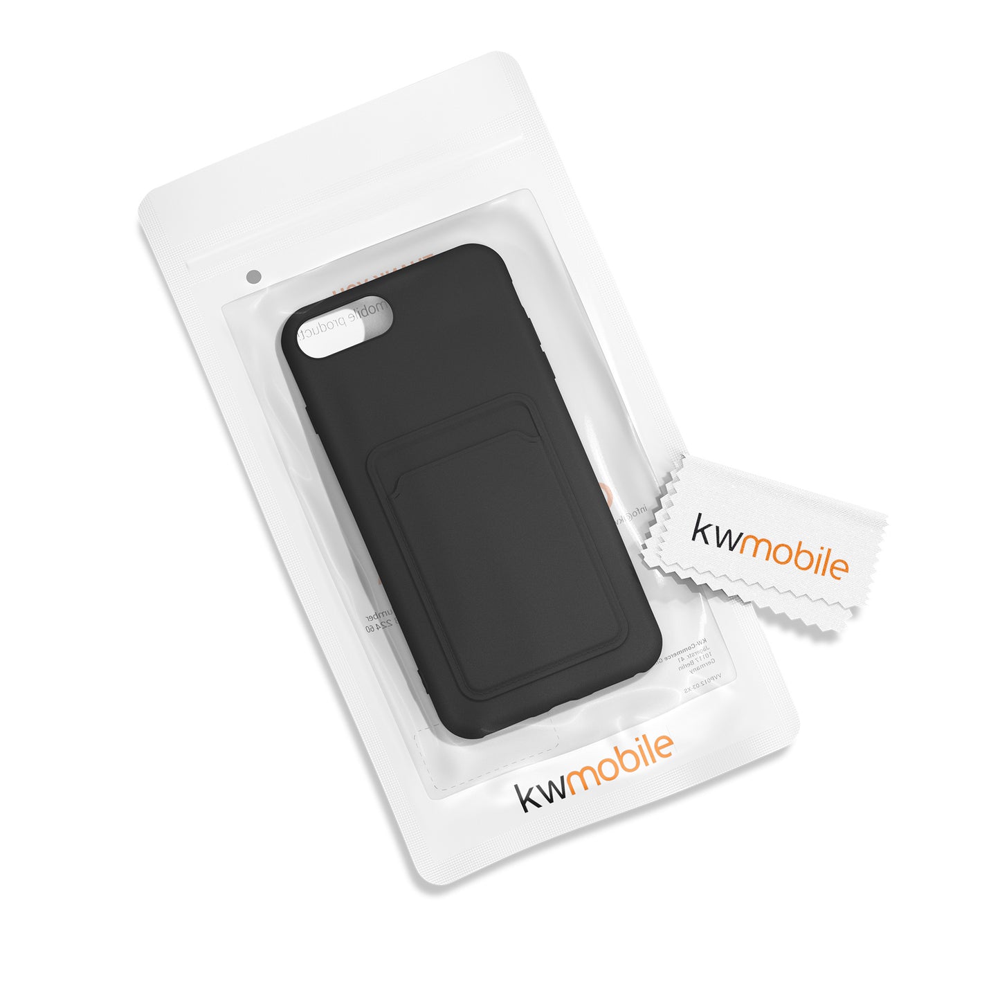 kwmobile Phone Case Compatible with Apple iPhone 7 Plus / iPhone 8 Plus - Phone Cover with Card Slot