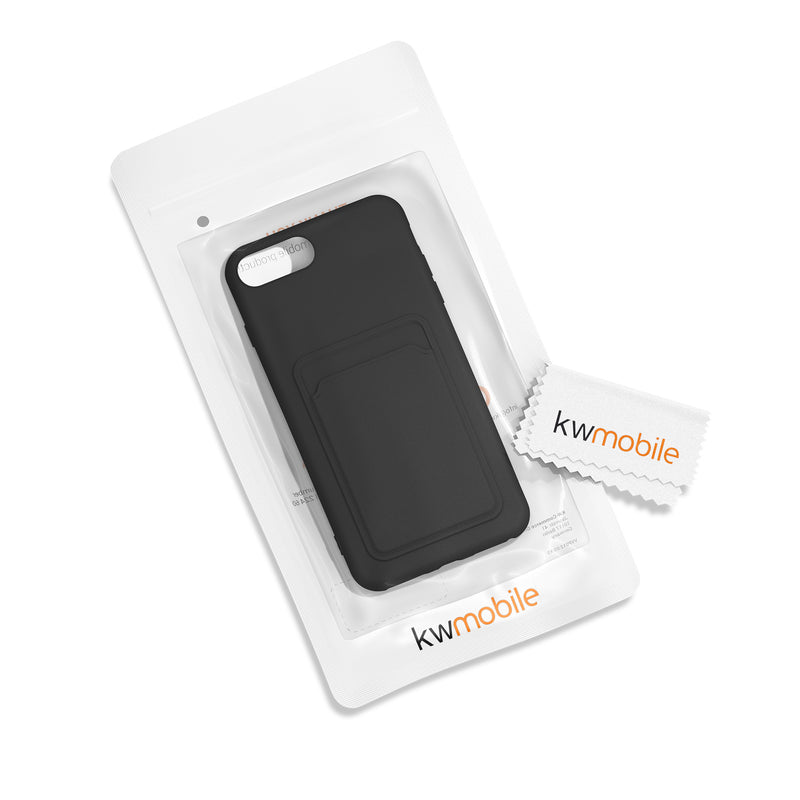 kwmobile Phone Case Compatible with Apple iPhone 7 Plus / iPhone 8 Plus - Phone Cover with Card Slot