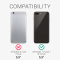 kwmobile Phone Case Compatible with Apple iPhone 7 Plus / iPhone 8 Plus - Phone Cover with Card Slot