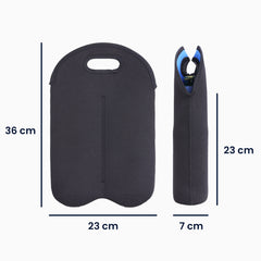 kwmobile 2in1 Flaschenkühler 500ml für Bier und andere Getränke Kühler aus isoliertem Neopren - [dsg01] - Sonstiges