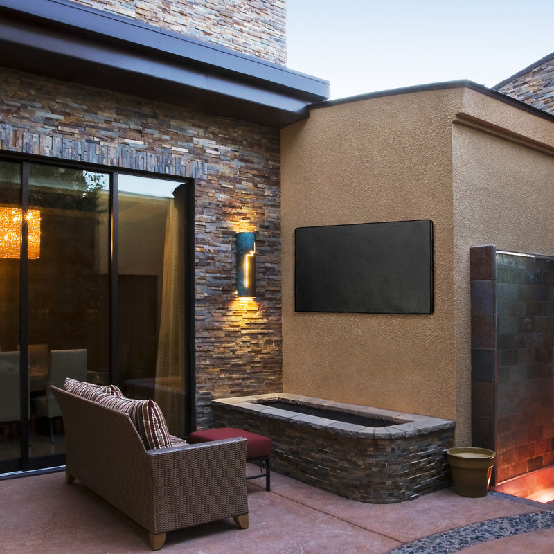kwmobile 55’’ TV Outdoor TV Abdeckung - Fernseher Hülle Bildschirmschutz - Schutzhülle wetterfest - Hüllen