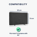 kwmobile 55’’ TV Outdoor TV Abdeckung - Fernseher Hülle Bildschirmschutz - Schutzhülle wetterfest - Hüllen