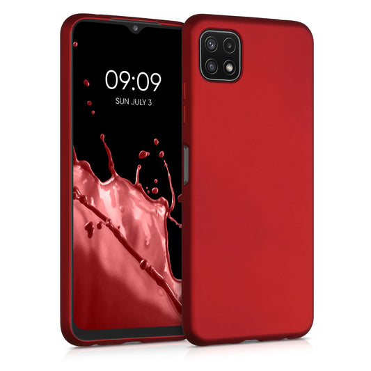 Samsung Galaxy A22 5G Phone Case Metallic Silicone