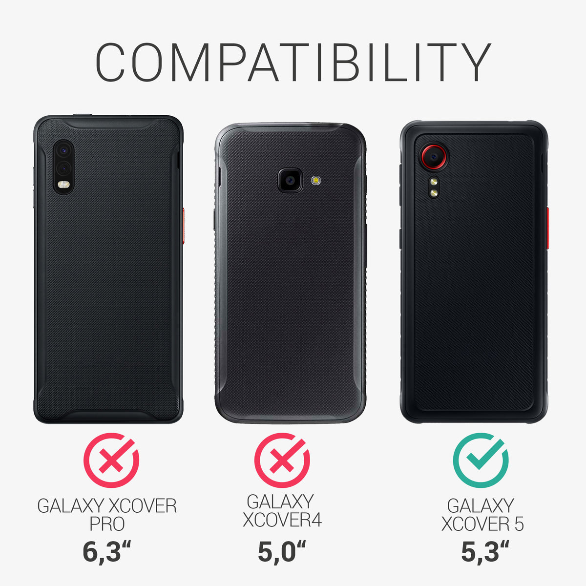 Case compatible with Samsung Galaxy Xcover 5