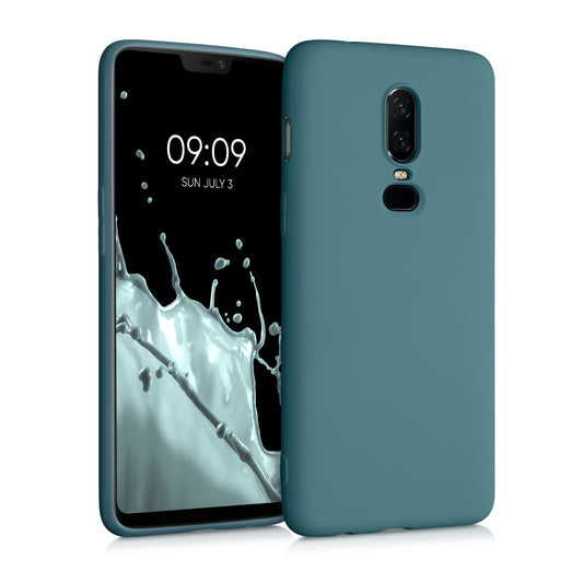 kwmobile Case compatible with OnePlus 6 - Protective Cover for Wireless Charging - Case