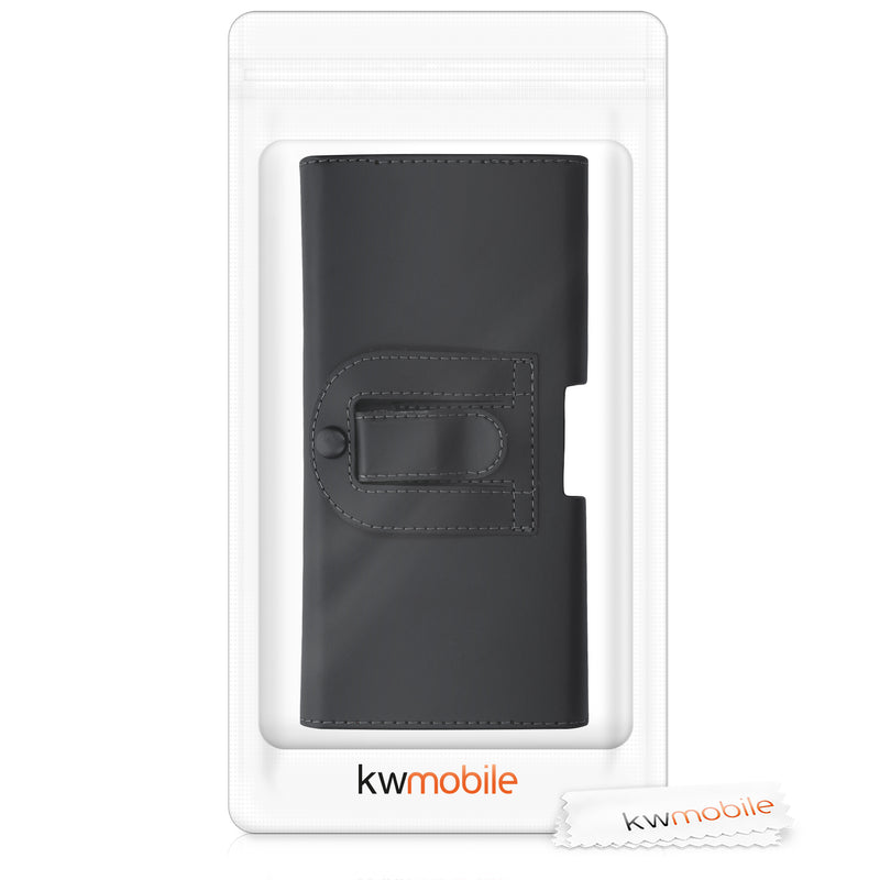 Belt Pouch Case for Cell Phones with Belt Clip 17.2 x 8.5 cm