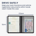 kwmobile Vehicle Registration Holder with Card Slots