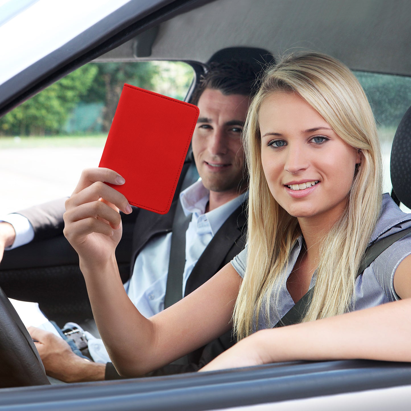 kwmobile Vehicle Registration Holder with Card Slots