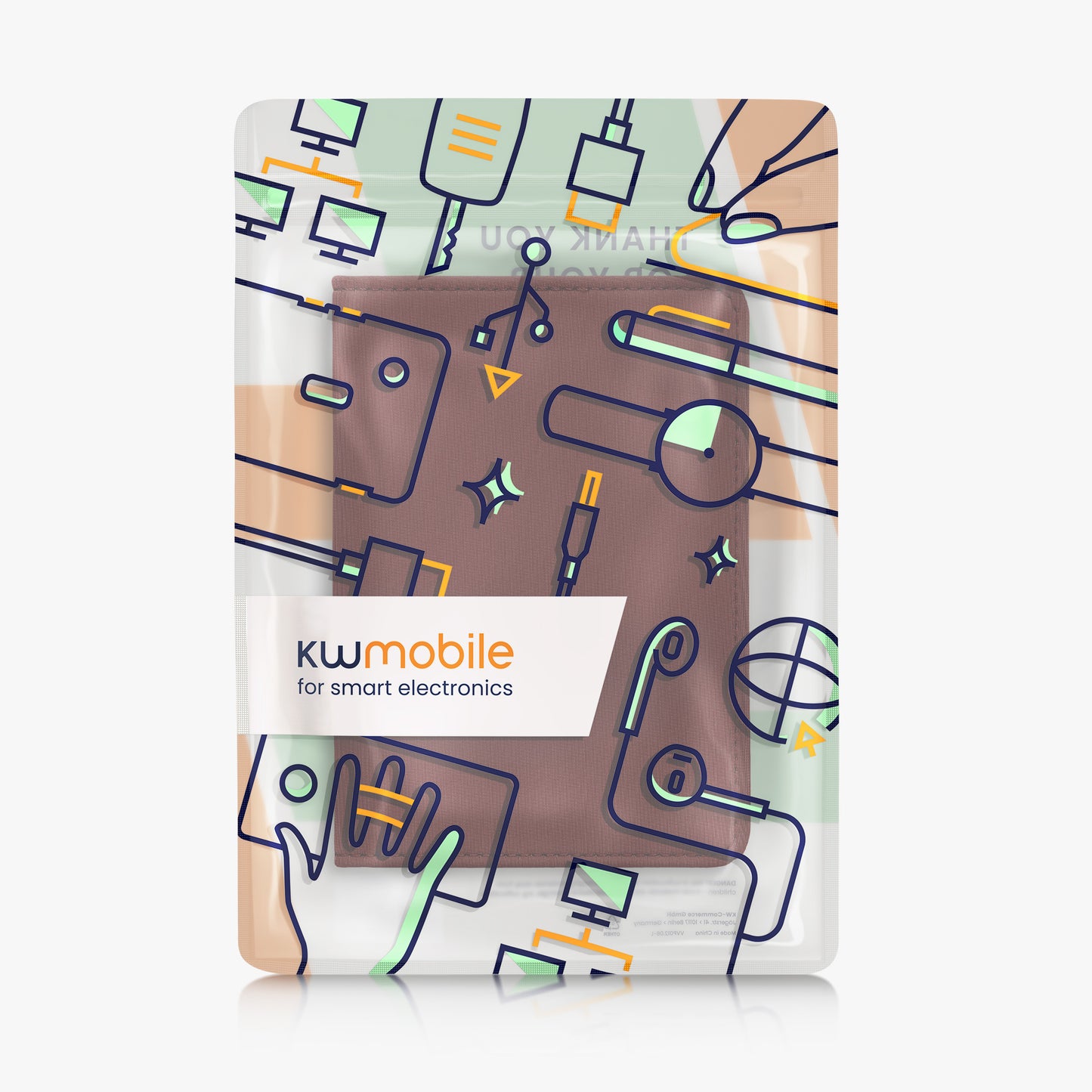 kwmobile Vehicle Registration Holder with Card Slots
