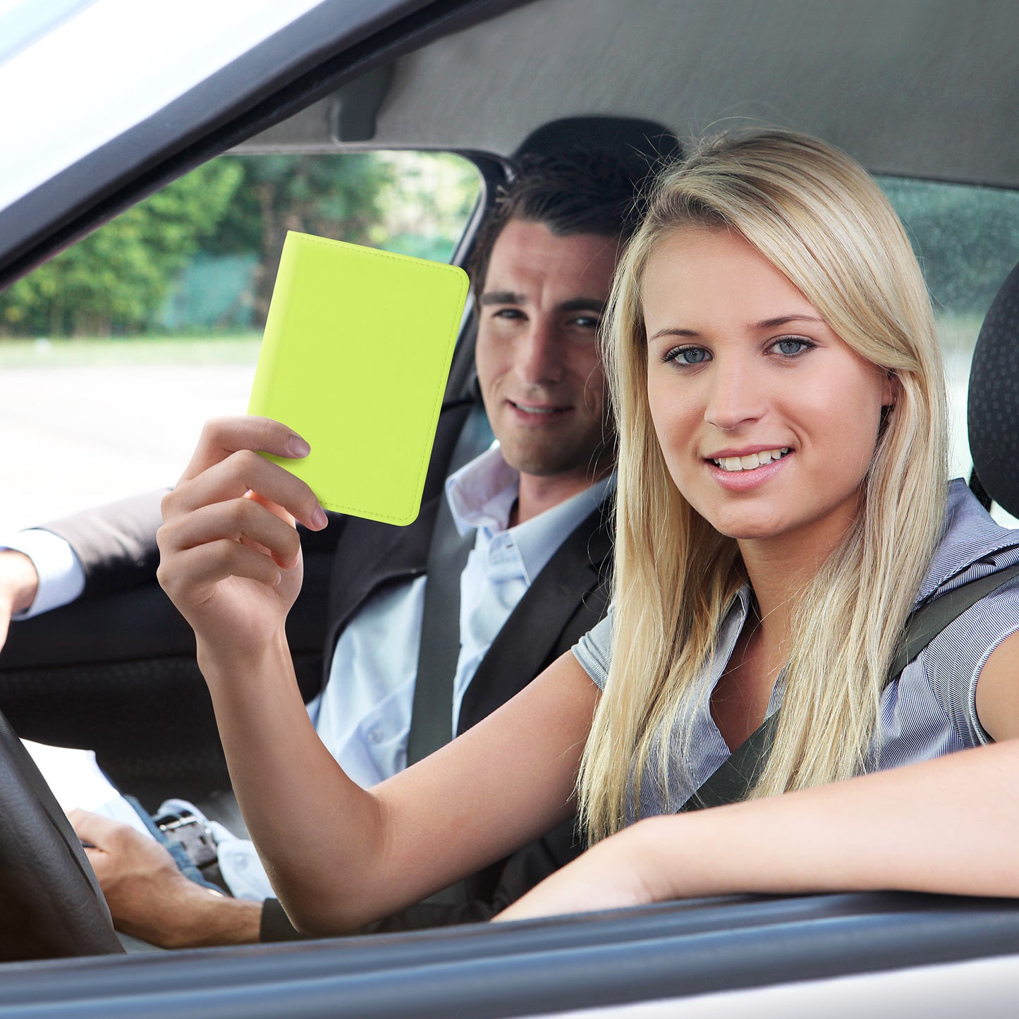 kwmobile Vehicle Registration Holder with Card Slots