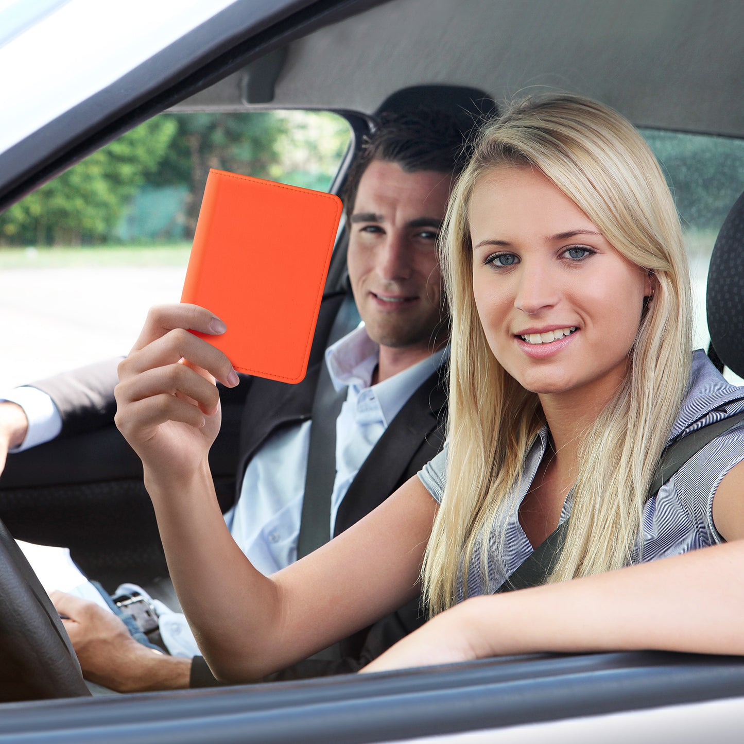 kwmobile Vehicle Registration Holder with Card Slots