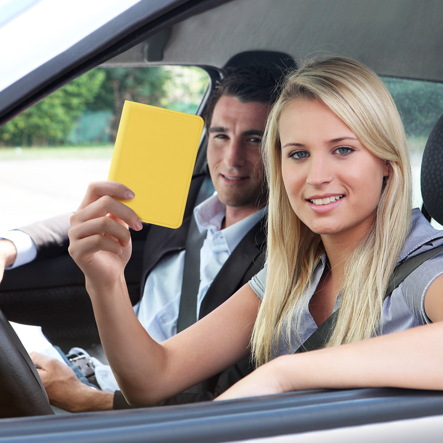 kwmobile Vehicle Registration Holder with Card Slots