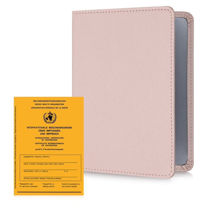 Faux Leather Vaccination Card Holder