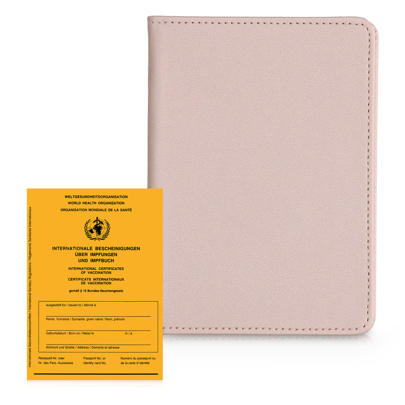 Faux Leather Vaccination Card Holder