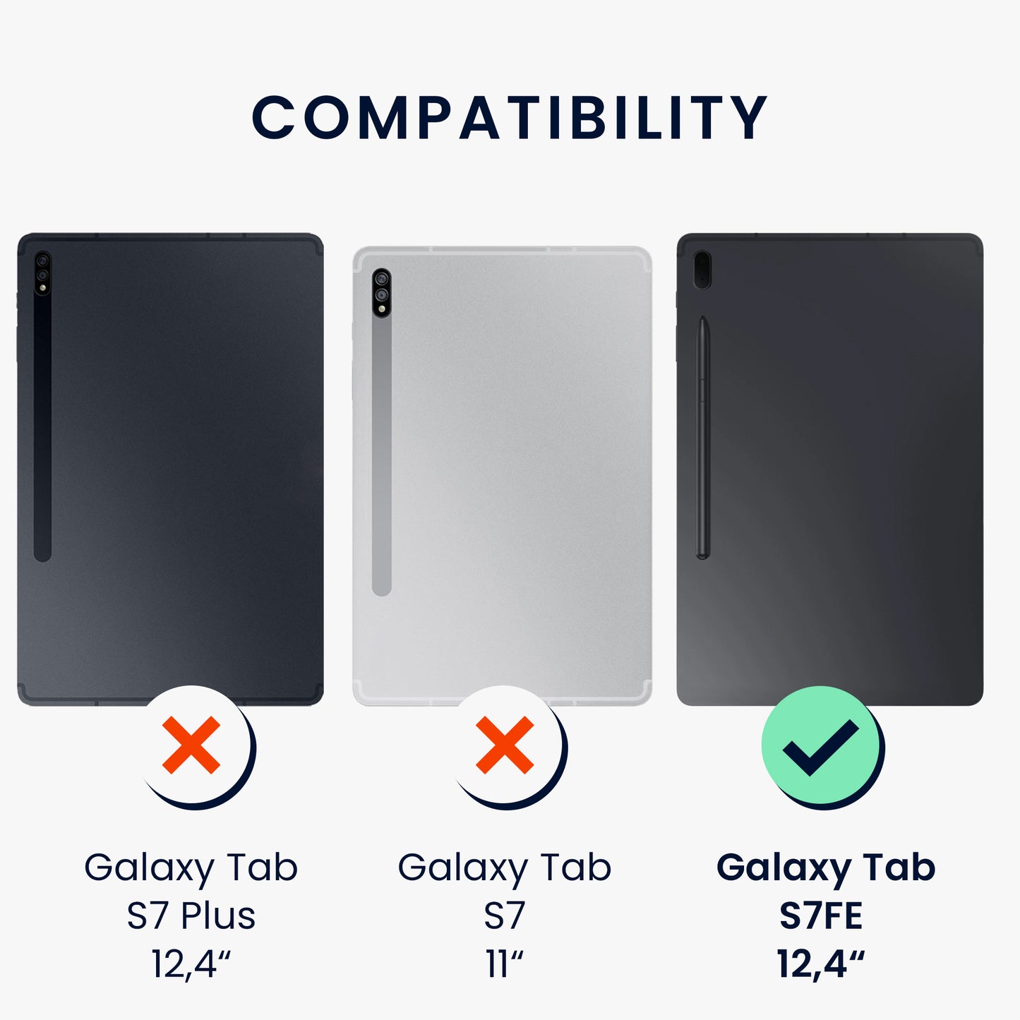 Samsung Galaxy Tab S7 FE Silicone Case