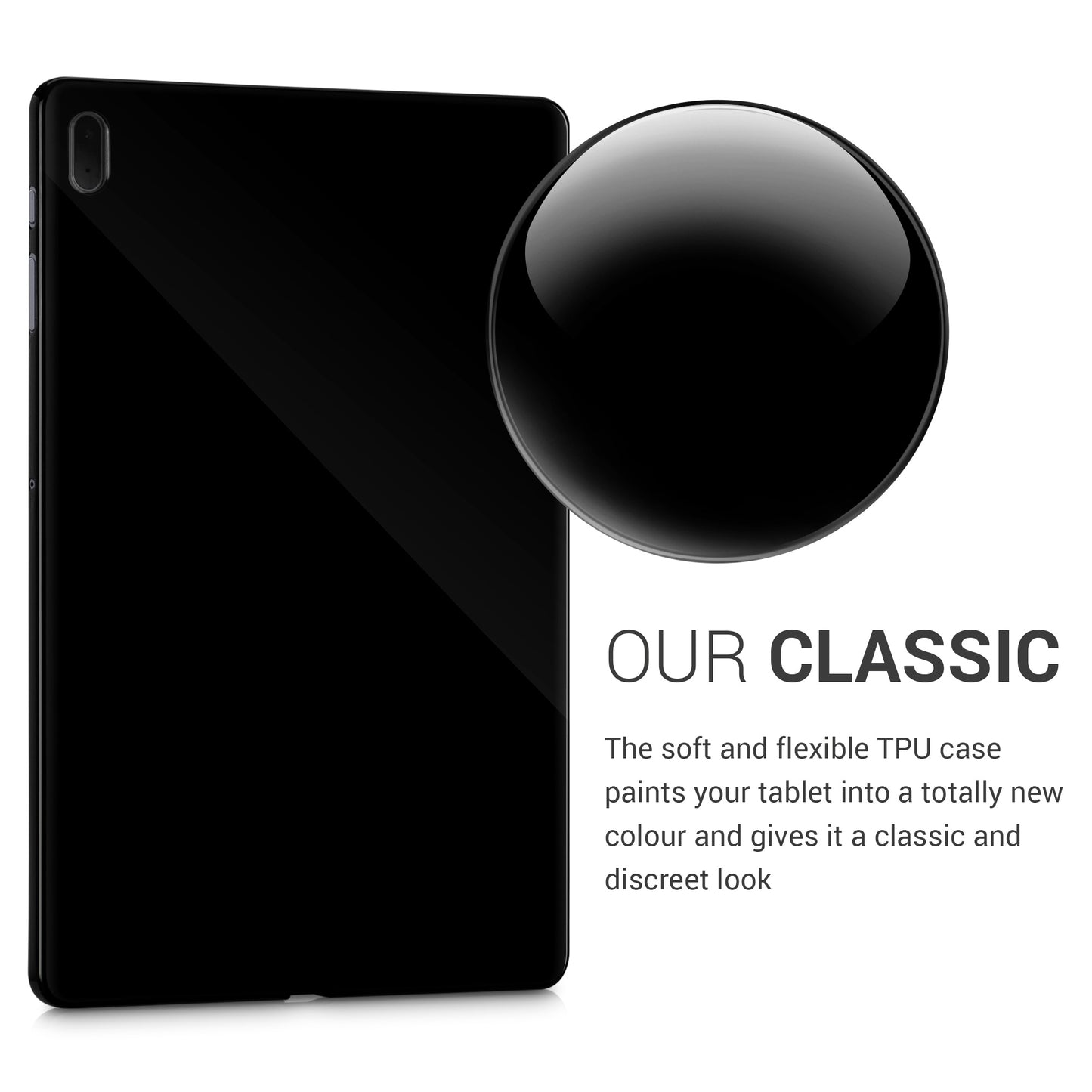 kwmobile Protective Case Compatible with Samsung Galaxy Tab S7 FE Tablet Cover Case