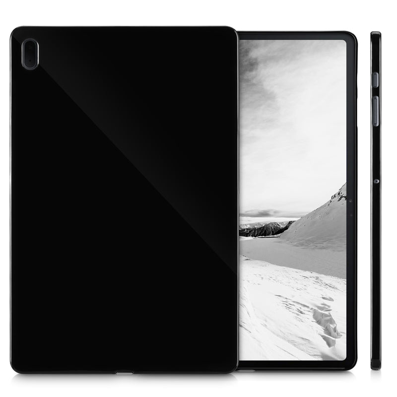 kwmobile Schutzhülle kompatibel mit Samsung Galaxy Tab S7 FE - Tablet Cover Case - Schwarz - Hüllen