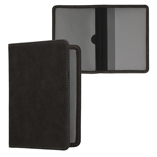 kwmobile Car Registration Holder with Card Slots - Case Pouch for Car Registration Document Driving License