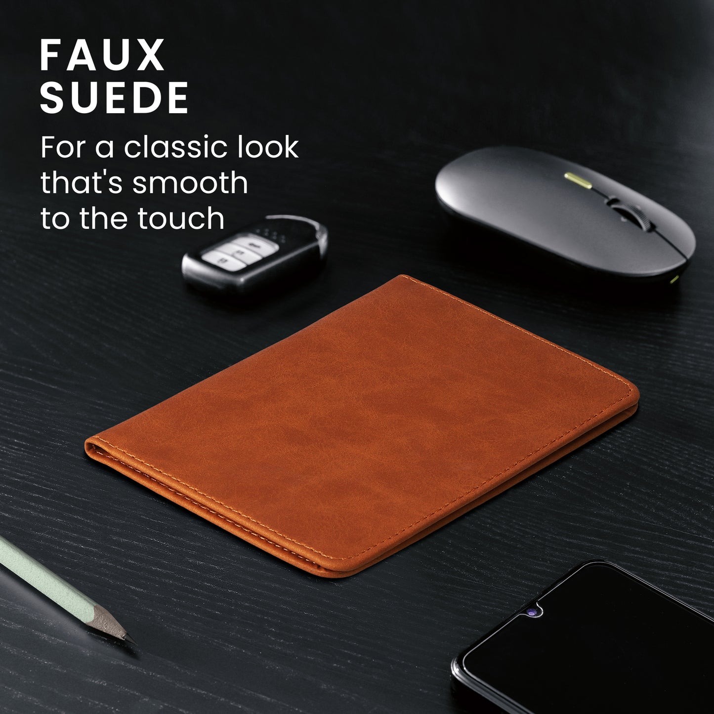 kwmobile Car Registration Holder with Card Slots - Case Pouch for Car Registration Document Driving License