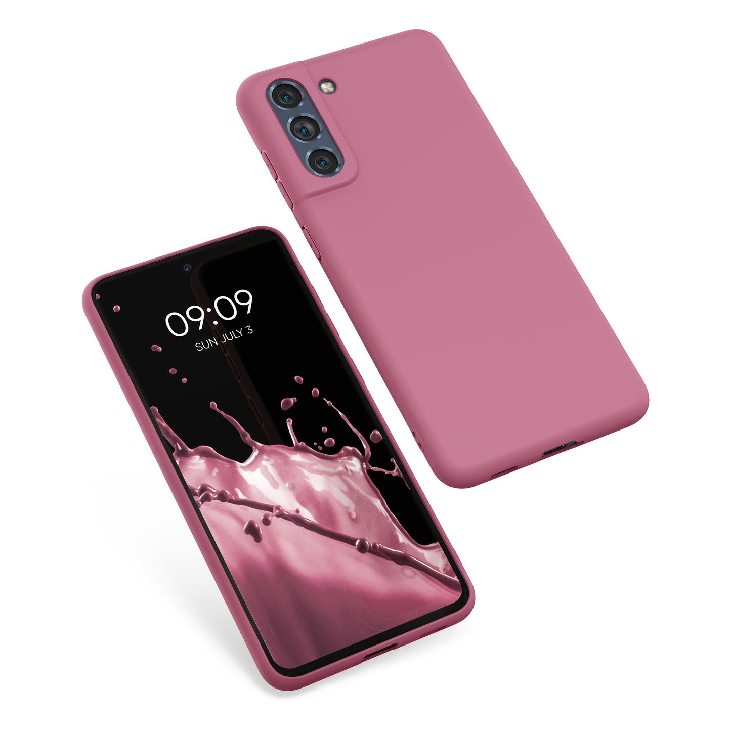 kwmobile Case for Samsung Galaxy S21 FE - Wireless Charging - Protective Cover