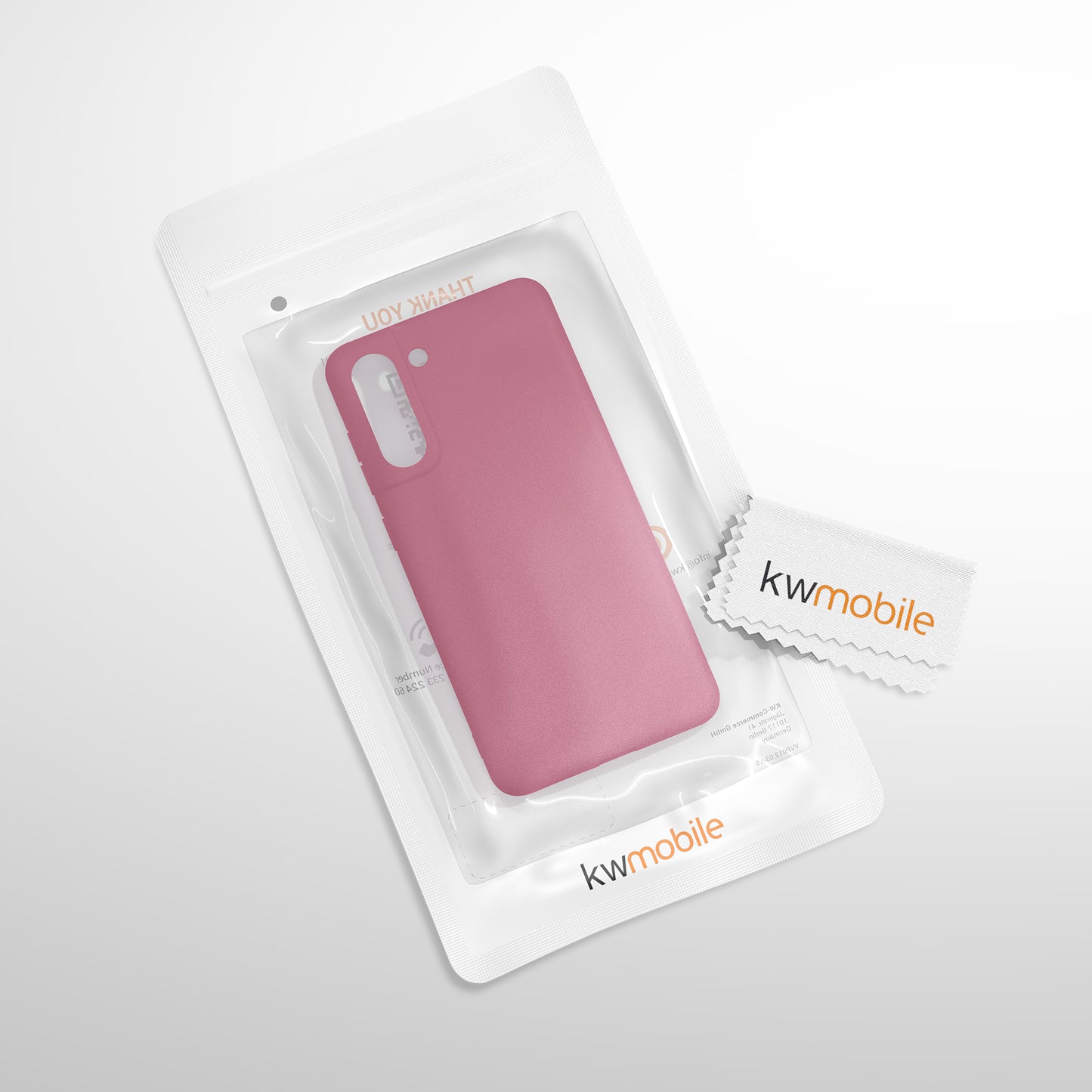 kwmobile Case for Samsung Galaxy S21 FE - Wireless Charging - Protective Cover